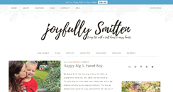 Desktop Screenshot of joyfullysmitten.com